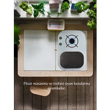 zaar Kids Ahşap Ocak Izgara