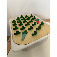 zaar Kids Ahşap Havuç Eşleştirme Oyunu