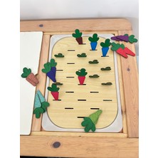zaar Kids Ahşap Havuç Eşleştirme Oyunu