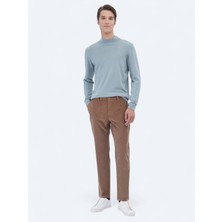 Deve Tüyü Dokuma Regular Fit Kadife Casual Pamuk Karışımlı Pantolon