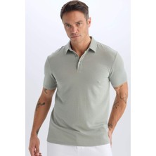 DeFacto Slim Fit Dar Kesim Polo Yaka Pamuklu Kısa Kollu Tişört X2594AZ25SP