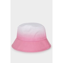 DeFacto Kız Çocuk Degrade Baskılı Jean Bucket Şapka D8410A825SM