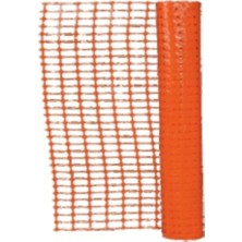 Portatif Turuncu Alan Emniyet Perdesi 1X50 Metre 80GR Hafif Plastik Uyarı Filesi
