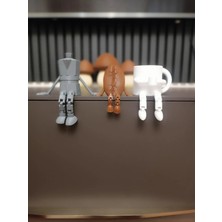 Kahve Köşesi Sevimli Biblo Seti 3lü, Kahve Çekirdeği, Kahve Kupası, Moka Pot, Coffee Set 8 cm -6 cm -6 cm  Neşeli Biblolar