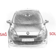 Renault Scenic 3 (2010 - 2014 arası modellere uygun) Sol Far Fıskiye Kapağı