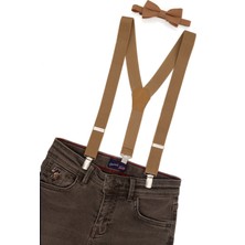 U.S. Polo Assn. Erkek Çocuk Camel Pantolon Askısı 50313418-VR015