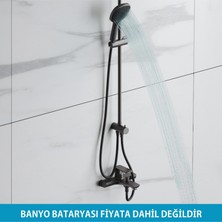 Adell Mode S Rain  Duş Sistemi -Mat Siyah