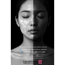 Lorashine Güneş Koruyucu Krem SPF50+ Pa+++ 100 ml Yağsız Doku  Eşitleyici Uv Koruma