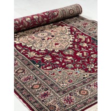 90 x 142  cm  El Dokuma Kırmızı Renkli Nostaljik Harika Desenli Türk Anadolu Kilim