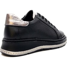 Venüs 25150007Y Kadın Hakiki Deri Bağcıklı Feta Topuk Sneaker Ayakkabı