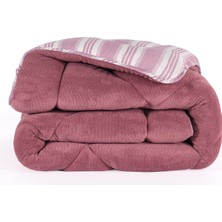 Wellsoft Yorgan Çift Kişilik Soft Line Bordo