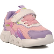 Pudra Cırtlı Hafif Çocuk Spor Ayakkabı Ruby P