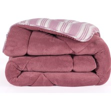 Wellsoft Yorgan Tek Kişilik Soft Line Bordo