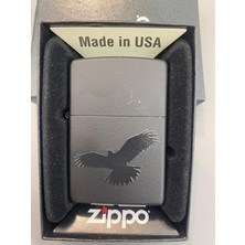 Zippo Çakmak 218 Raven Siyah 3 Numara