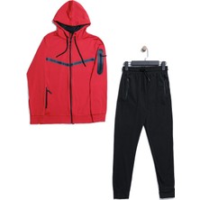 Pina KidsDalgıç Kumaş Kapüşonlu Eşofman Takımı ESF-600