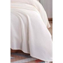 Ecocel Pike Örtü Tek Kişilik 160 x 230 cm  Karde Krem