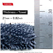 Superclean Mikrofiber Purestar DUBLEX  Oto Kurulama Bezi 1100 Gsm 70X90 cm