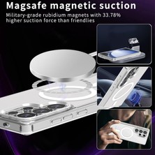Samsung Galaxy S25 Ultra Magsafe Kılıf Şeffaf Silikon