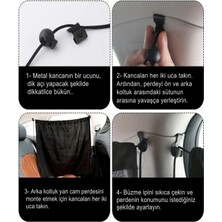 Araç Içi Güneşlik Perde Araba Cam Perdesi Araba Gizlilik Perdesi Car Curtain