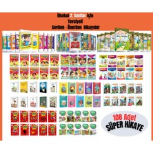 Ilkokul 2.sınıflar Için Renkli Resimli Kitaplık Seti Her Gün  Kitap Oku Kampanyası Toplam 108 KITAP