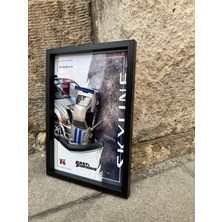 Hot Wheels -Jada 30X20 cm Çerçeve 1.32 Ölçekli Nissan Skyline