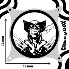 Caseybox Wolverine
 120X120 mm Siyah Çerçeveli Oyun Pc Aksesuarı, Masaüstü Bilgisayar Fan Kapağı