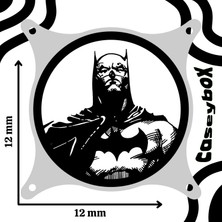 Caseybox Batman-Catwoman
 120X120 mm Siyah Çerçeveli Oyun Pc Aksesuarı, Masaüstü Bilgisayar Ikili Fan Kapağı