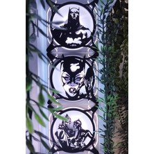 Caseybox Batman
 120X120 mm Siyah Çerçeveli Oyun Pc Aksesuarı, Masaüstü Bilgisayar Üçlü Fan Kapağı