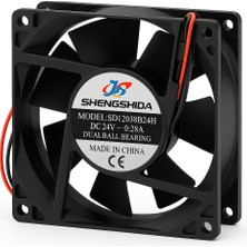 Better 120X120X38 (Kare Fan) 24V Dc 7 Kanatlı Rulmanlı Better Fan