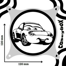 Caseybox Sally
 120X120 mm Beyaz Çerçeveli Oyun Pc Aksesuarı, Masaüstü Bilgisayar Fan Kapağı
