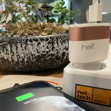 Samsung-Xiaomi Ortak Uyumlu 10W 2400 Mah Sarj Aleti Çift USB Çıkışlı Universal Type-C Şarj Adaptörü
