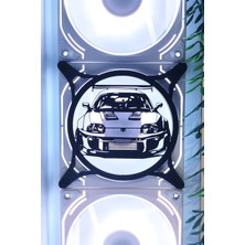 Caseybox Supra
 120X120 mm Siyah Çerçeveli Oyun Pc Aksesuarı, Masaüstü Bilgisayar Fan Kapağı