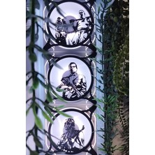 Caseybox Gta V
 120X120 mm Siyah Çerçeveli Oyun Pc Aksesuarı, Masaüstü Bilgisayar Üçlü Fan Kapağı