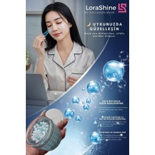 LoraShine 3D Collagen Gece Maskesi 150  ml  Kapsül Jel %5 Kolajen Hyaluronik Asitli Cilt Onarıcı