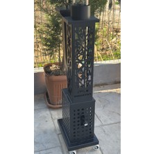 Eren Pelet Sobası Lazer Kesim Desenli (pelet sobası)