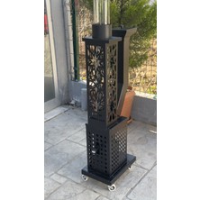 Eren Pelet Sobası Lazer Kesim Desenli (pelet sobası)