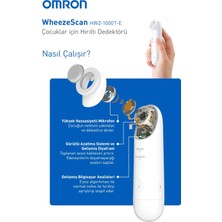 Omron WheezeScan Çocuklar İçin Hırıltı Dedektörü HWZ-1000T-E
