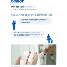 Omron WheezeScan Çocuklar İçin Hırıltı Dedektörü HWZ-1000T-E