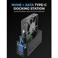 Sabrent USB Type C Sata Çoklu Yuvalı Sabit Disk Bağlantı Istasyonu