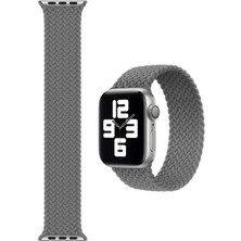 Apple Watch Se 40 mm Tek Parça Medium Hasır Kordon Gri