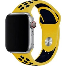 Apple Watch Series 4 38 mm Fileli Kordon Sarı-Siyah