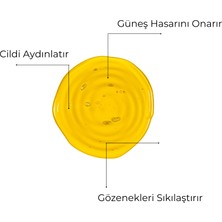 Dermopoint Nemlendirici ve Parlaklık Verici Gelişmiş Antioksidan Efektli Kolajen + C Vitamini Cilt Serumu 30 ml