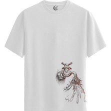 Color Luxe Ink Faucet - Pamuklu Erkek Beyaz Tişört - Premium Quality