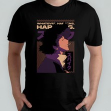 Pixxa Cowboy Bebop %100 Pamuklu Bisiklet Yaka T-Shirt Model 3