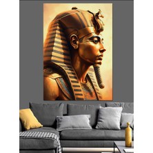 Firavun Portresi Dekoratif Kanvas - Mdf Ahşap Tablo