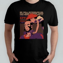 Pixxa Cowboy Bebop - Jet & Ed %100 Pamuklu Bisiklet Yaka T-Shirt Model 6