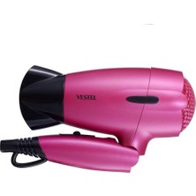 Vestel Vsk 1015 Seyahat Tipi Saç Kurutma Makinesi Pembe
