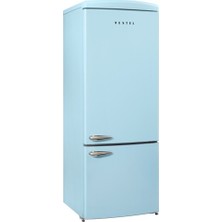 Vestel Retro NFK52111 Düş Mavisi 471 Lt No-Frost Buzdolabı