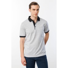 Erkek Merserize T-Shirt Siyah