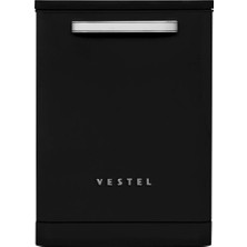 Vestel BM 5001 Retro Siyah 5 Programlı Bulaşık Makinesi